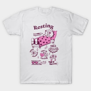 Rest is the Best - Pink T-Shirt